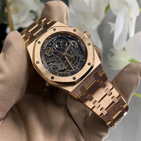 audemars piguet royal oak perpetual calendar skeleton rose gold|ap royal oak skeleton price.